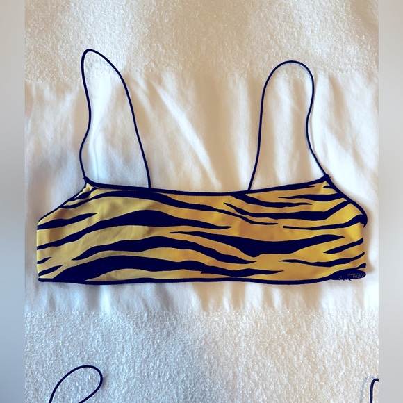 Tropic of C yellow zebra bikini set XS - Picture 10 of 11